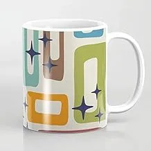 Digital Printed Porcelain Tea Coffee Mug 325 ml by Julia Fashion C40