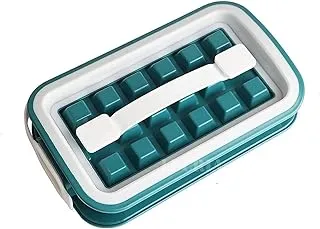 Meera's Era Folding Curling Ice Cube | Ice Tray Molds Bar Maker Bag Silicone with Lid Quick Freezing Iced Water Bottle (Colour May Vary)