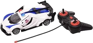 Plastic Radio Police Car With Multi Directional Remote Control And High Speed For Kids Racing - Multi Color