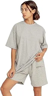 In Your Shoe Unisex Oversized Tee, Grey, M