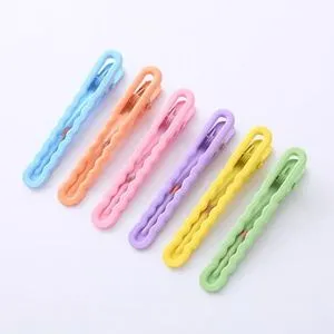 3 Multicolor Hair Clips Hair Pins