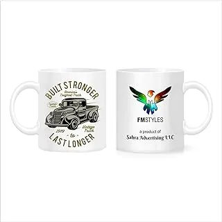 FMstyles Built Stronger Last Longer White Mug FMS386