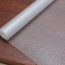 Non Slip Drawer Liner, Clear Non-Adhesive Waterproof Mat, Kitchen Cupboard Cabinet Shelf Drawer Liner, Table Protector, Anti-Moisture Cushion for Home Office (60 * 300)