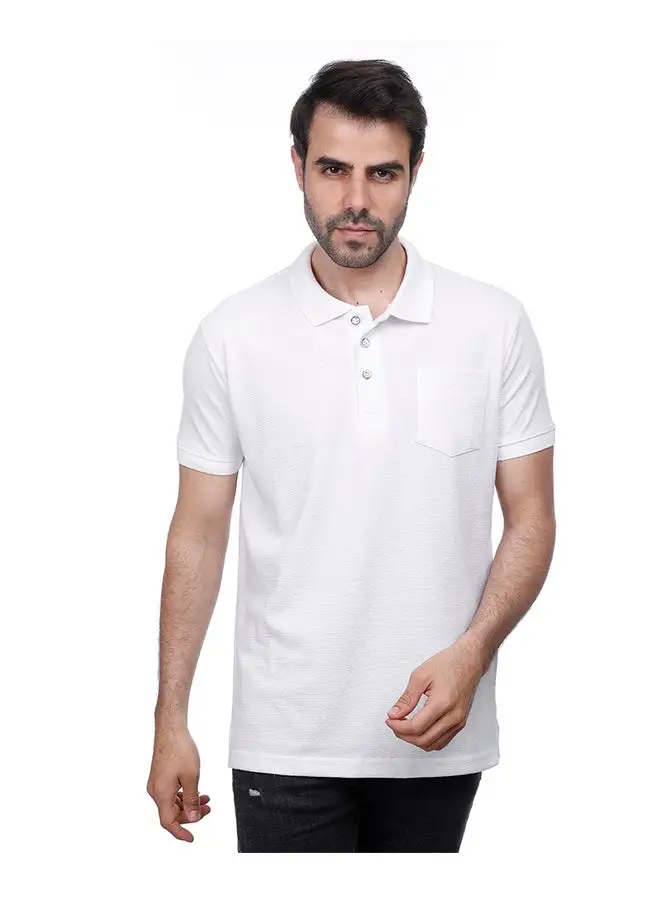 Coup Coup - Solid Polo-Shirt with Short Sleeves