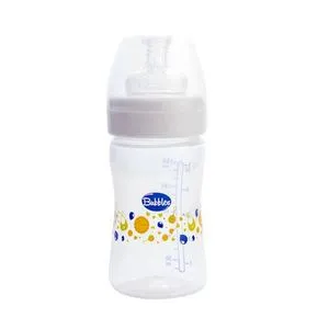 Bubbles Classic Baby Bottle 180ml White