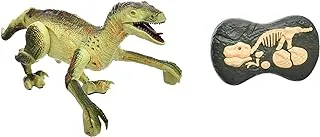 Plastic Medium Dinosaur To Add More Fun With Remote Control And Lighting For Kids - Multi Color