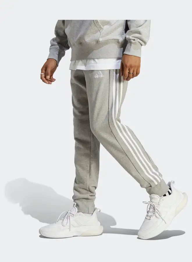 Adidas Essentials French Terry Tapered Cuff 3-Stripes Joggers