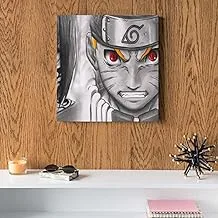 Naruto Sasuke MDF Wall Art 30x30 Centimeter