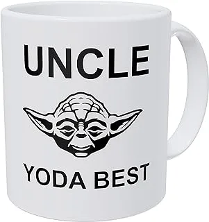 Wampumtuk Uncle, Yoda Best 11 Ounces Funny Coffee Mug