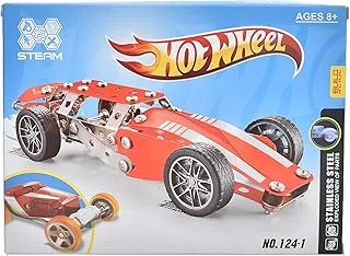 Metal Construction Car Enlighten IQ With Tool Set Included Endless Configurations And Early Education Add More Funny For Children - Multi Color