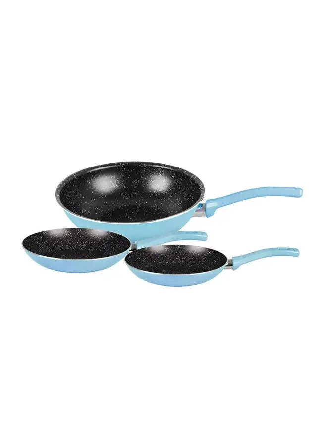 Grandi Cook Pop Wok + Fry Pan Blue