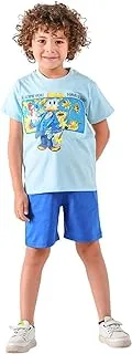 Jockey M M Boys Set Of 2 Pieces Printed Shapes Pajama Set