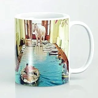 White Dream Porcelain Mug - 10.1 oz