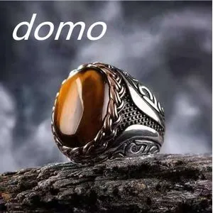 Fashion Exquisite Literary Retro Carved Men's Ring Big Size