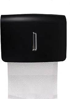 Wall Mounted Tissue Paper Dispenser, Black