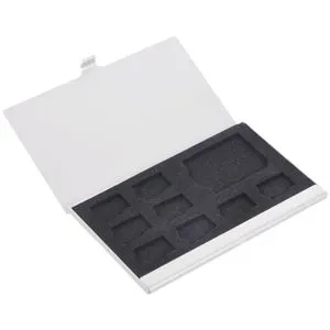 9 Micro-SD/SD Memory Card Storage Holder Box Protector