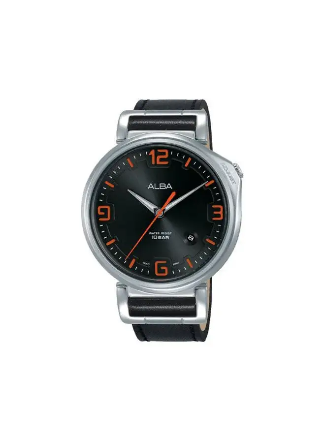 Alba Leather Analog Watch AS9F87X