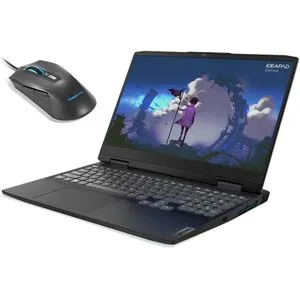 Lenovo لاب توب Lenovo IdeaPad Gaming 3 - شاشة 15.6 بوصة - انتل كور I7-12650H - 16 جيجا بايت 512 جيجا بايت-SSD - NVIDIA RTX 3060 6 جيجا بايت - FreeDOS - رمادي أونيكس + ماوس لينوفو للألعاب RGB