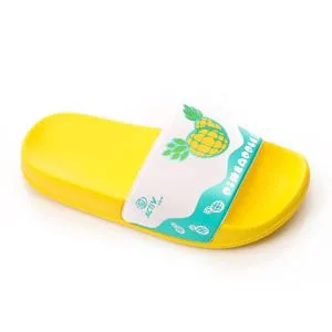 Activ Kids Pineapple White & Yellow Sliders