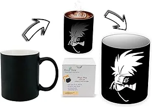 Risty Shop Naruto (Style-169) Gourmet Coffee Magic Mug Superhero Jujutsu Manga Anime Lovers Capacity 350 ml, Dishwasher, Microwave Safe, Must Buy, Birthday Gift.