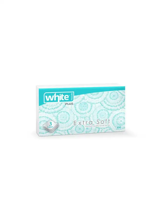 White Flexi Extra Soft 300 Tissues 3 Ply