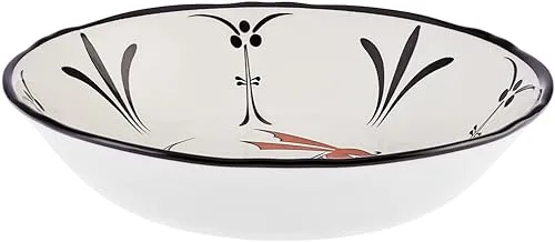 Karaca | Paye Selcuklu Series Goat Bowl 20 cm, Porcelain, Multicoloured, Unique Design, Daily and Special Serving Plate, Stylish