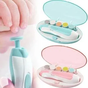 6 In 1 Electric Nail File And Clipper For Kids With Front Light.