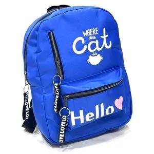 Brand Stores Casual Trendy Backpack For Girls - Blue