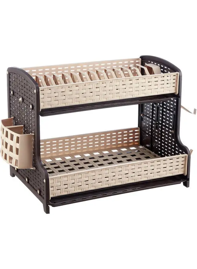 El Watania Rattan Dish Organizer And Strainer X Large