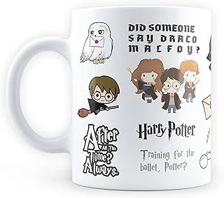 MC SID Razz- Harry Potter - Chibi Elements Coffee Mug (with Coaster) Officially Licensed by Warner Bros, USA