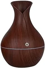 DLORKAN Wooden Humidifier Essential Oil Diffuser, Aroma Diffuser For Home, Car, Office With Colorful Change, 1 Piece