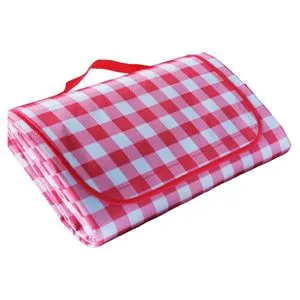 Beach Blanket Picnic Blanket Outdoor Camping Cloth Mat Red