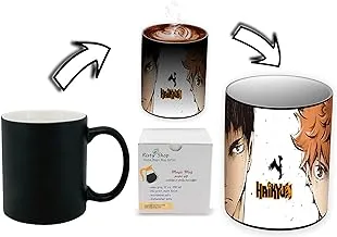 Risty Shop Anime Haikyuu (Style-Haikyuu Hinata Shouyou 118) Gourmet Coffee Magic Mug Superhero Jujutsu Manga Anime Lovers Capacity 350 ml, dishwash, Microwave Safe, Must Buy, Birthday Gift.