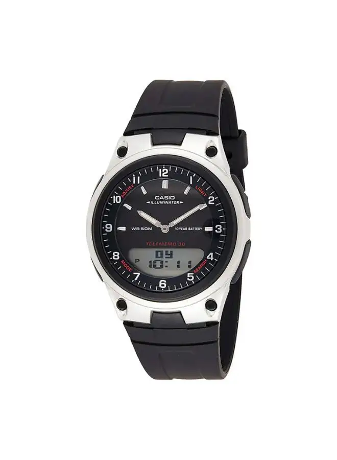 CASIO Rubber Analog Watch AW-80-1AVDF