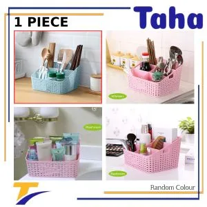 Taha Offer Kitchen Utensil Organizer, 5 Compartment