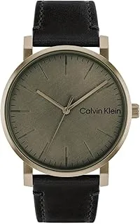 Calvin Klein CK Slate Analog Grey Dial Men's Watch-25200263, Black