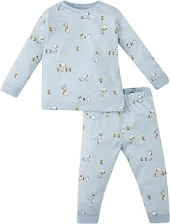 DeFacto Baby Boys Regular Fit Long Sleeve C0725A5 Bike Neck 2 Piece Pajama Set