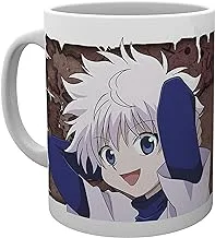 كوب شاي قهوة سيراميك من ABYSTYLE Hunter x Hunter Kirua سعة 10 أونصة. هدية لمستلزمات المنزل من Anime Manga Drinkware