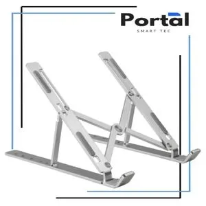 Portable Tablet & Laptop Stand Foldable Aluminum Alloy Multi Angles Height Adjustment