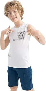 DeFacto Boys Regular Fit Sleeveless Y5047A6 Crew Neck Shirt