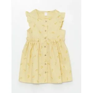 LC Waikiki Crew Neck Sleeveless Baby Girl Dress