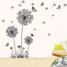 Dandelion Wall Sticker Bedroom Living Room Wall Removable Sticker, 2724654964454