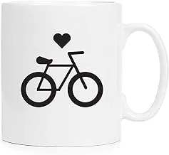 Heart Bike 01 - Ceramic Mug Perfect for Coffee, Tea and hot Chocolate