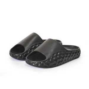 Marshmello Slide  Slipper For Women  - Black