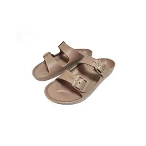 Jet Double  Buchle Slipper For Men - Beige