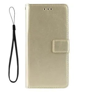 Case For Huawei Y8P Leather Wallet Phone Case - Gold