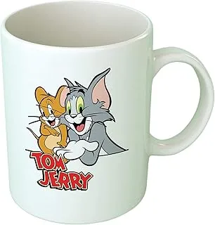 Upteetude Tom and Jerry Coffee Mug - White