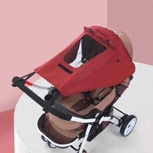 Stroller Sun Cover  Protection For High Landscape Stroller Red