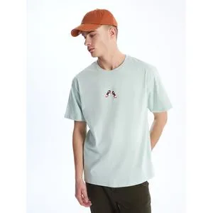 LC Waikiki Crew Neck Short Sleeve Printed Combed Cotton Men's T-Shirt