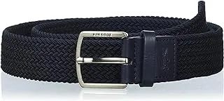 Lacoste Mens Engraved Buckle Stretch Knitted Belt